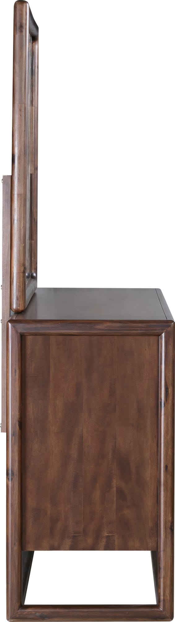 Sol Six Drawer Acacia Wood Dresser in Brown Spice