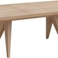 Sumire Ash Wood Rectangular Extension Table in Ginger