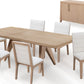 Sumire Ash Wood Rectangular Extension Table in Ginger