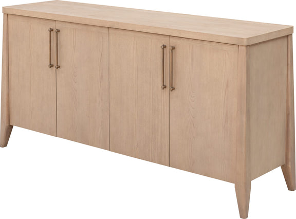 Sumire Four Door Ash Wood Sideboard in Ginger