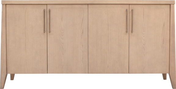 Sumire Four Door Ash Wood Sideboard in Ginger