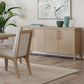 Sumire Four Door Ash Wood Sideboard in Ginger
