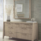 Sumire Seven Drawer Ash Wood Dresser in Ginger