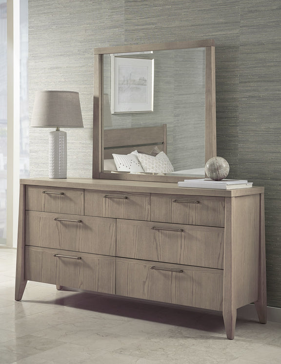 Sumire Seven Drawer Ash Wood Dresser in Ginger