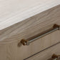 Sumire Three Drawer Ash Wood Nightstand in Ginger