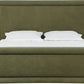 Summit Uph King Bed - Moss