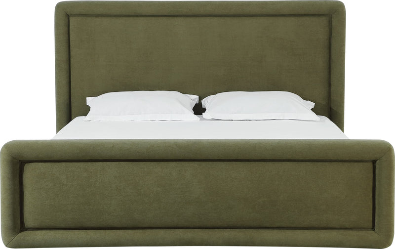 Summit Uph King Bed - Moss