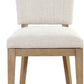 Sumner Channel Back Upholstered Dining Chair in Natural