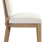 Sumner Channel Back Upholstered Dining Chair in Natural