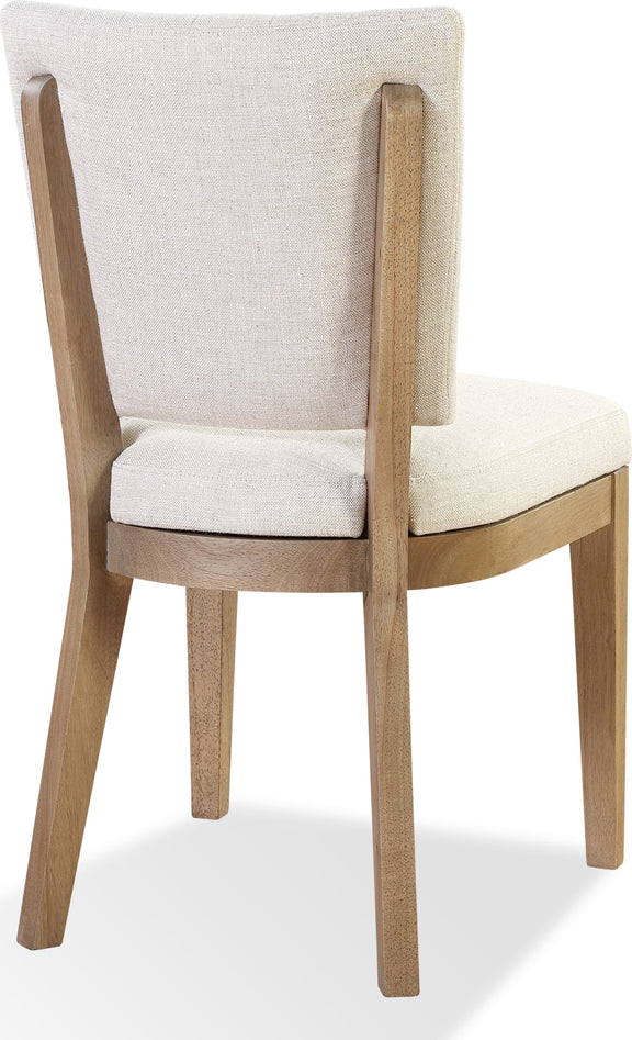 Sumner Channel Back Upholstered Dining Chair in Natural