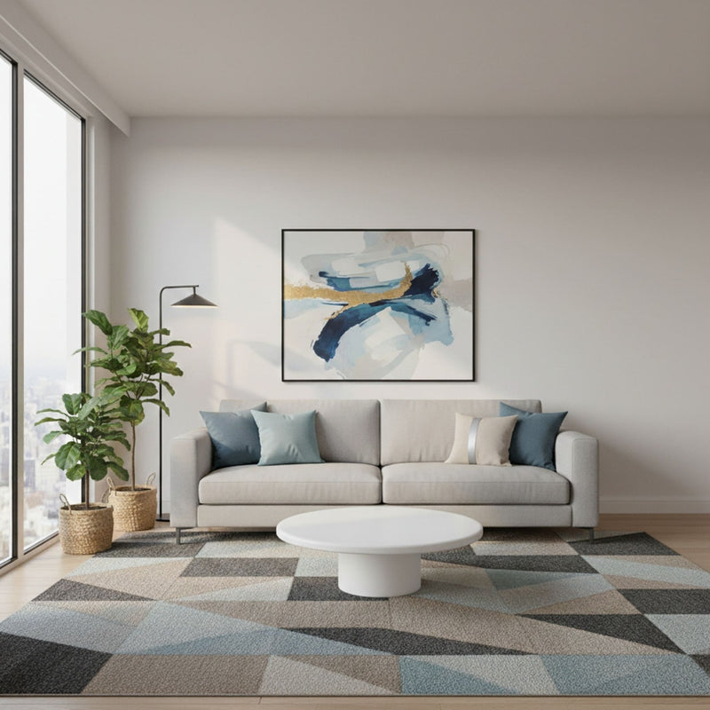 Sven Short Wooden Coffee Table in Rice