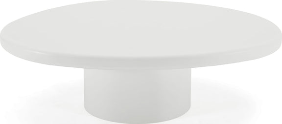 Sven Short Wooden Coffee Table in Rice