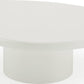 Sven Short Wooden Coffee Table in Rice