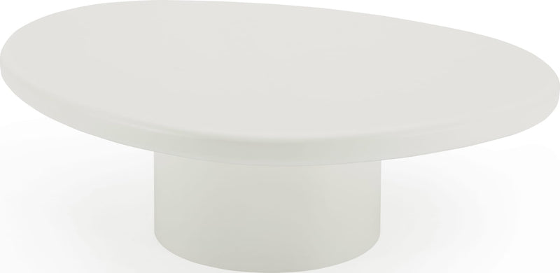 Sven Short Wooden Coffee Table in Rice
