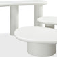 Sven Tall Wooden Coffee Table in Rice