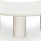 Sven Tall Wooden Coffee Table in Rice