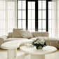 Sven Tall Wooden Coffee Table in Rice