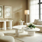 Sven Tall Wooden Coffee Table in Rice