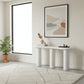 Sven Wooden Console Table in Rice