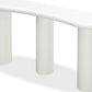 Sven Wooden Console Table in Rice