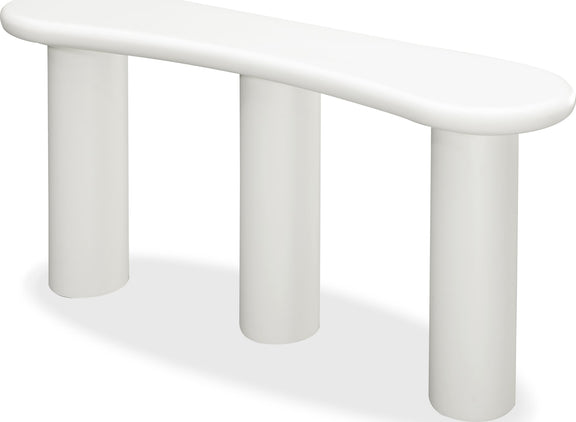 Sven Wooden Console Table in Rice