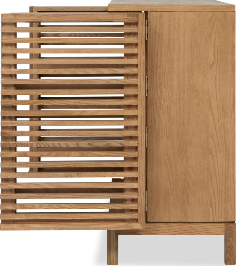 Tanner Bar Cabinet - Flaxen