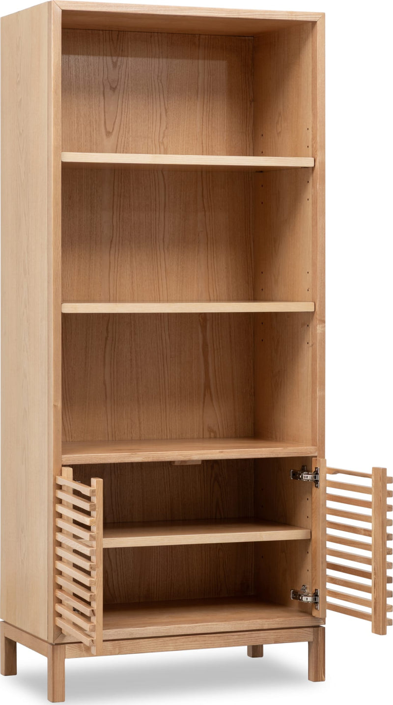 Tanner Bookcase - Flaxen