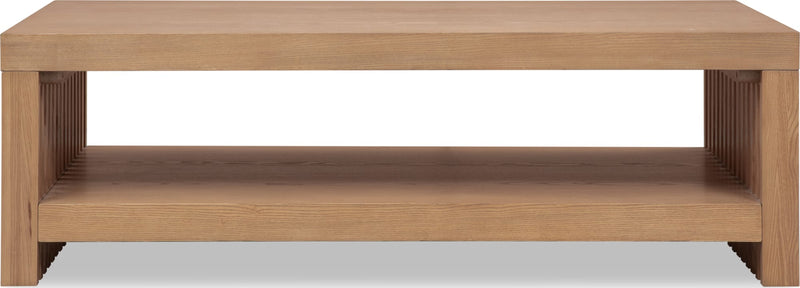 Tanner Coffee Table - Flaxen