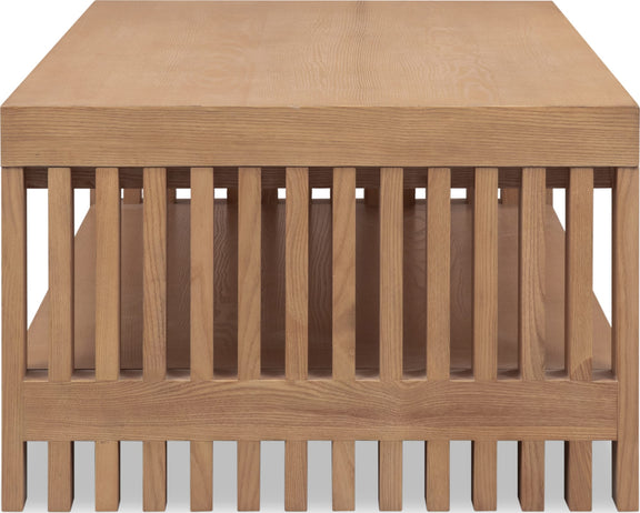 Tanner Coffee Table - Flaxen