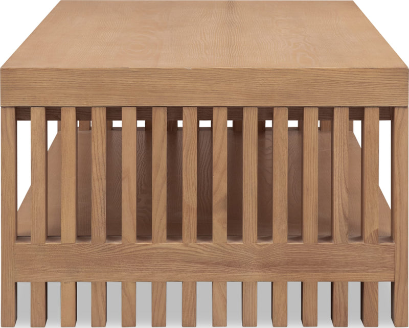 Tanner Coffee Table - Flaxen