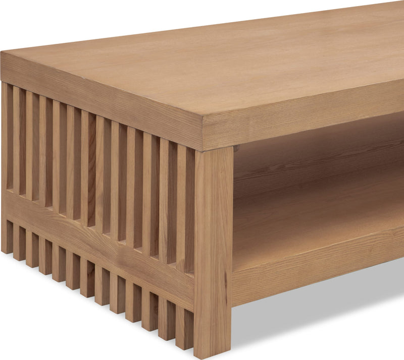 Tanner Coffee Table - Flaxen