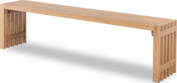 Tanner Dining Bench - Flaxen