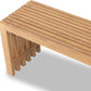 Tanner Dining Bench - Flaxen