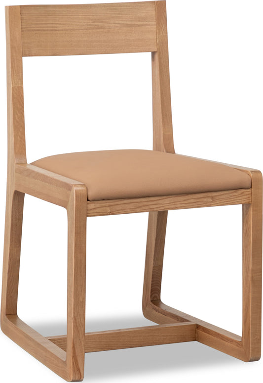 Tanner Dining Chair - Flaxen/Cam Tan