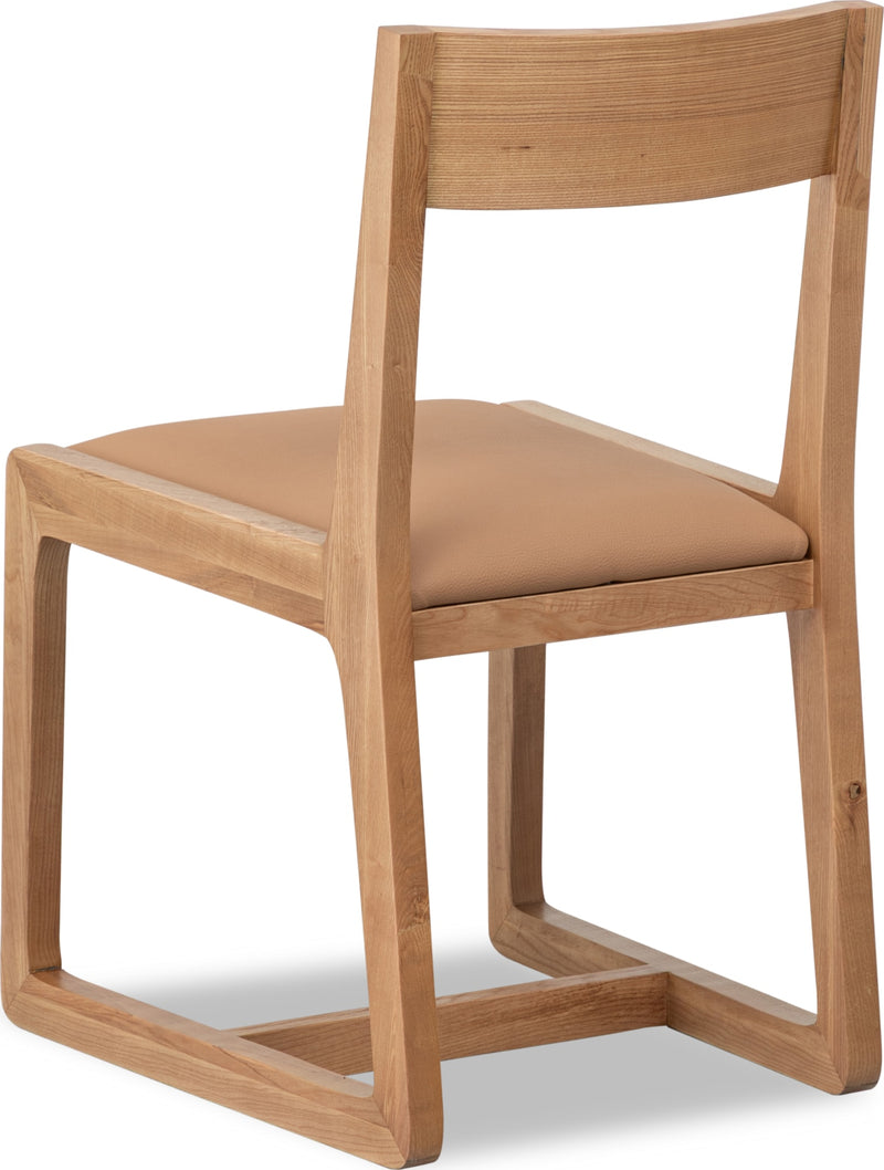 Tanner Dining Chair - Flaxen/Cam Tan