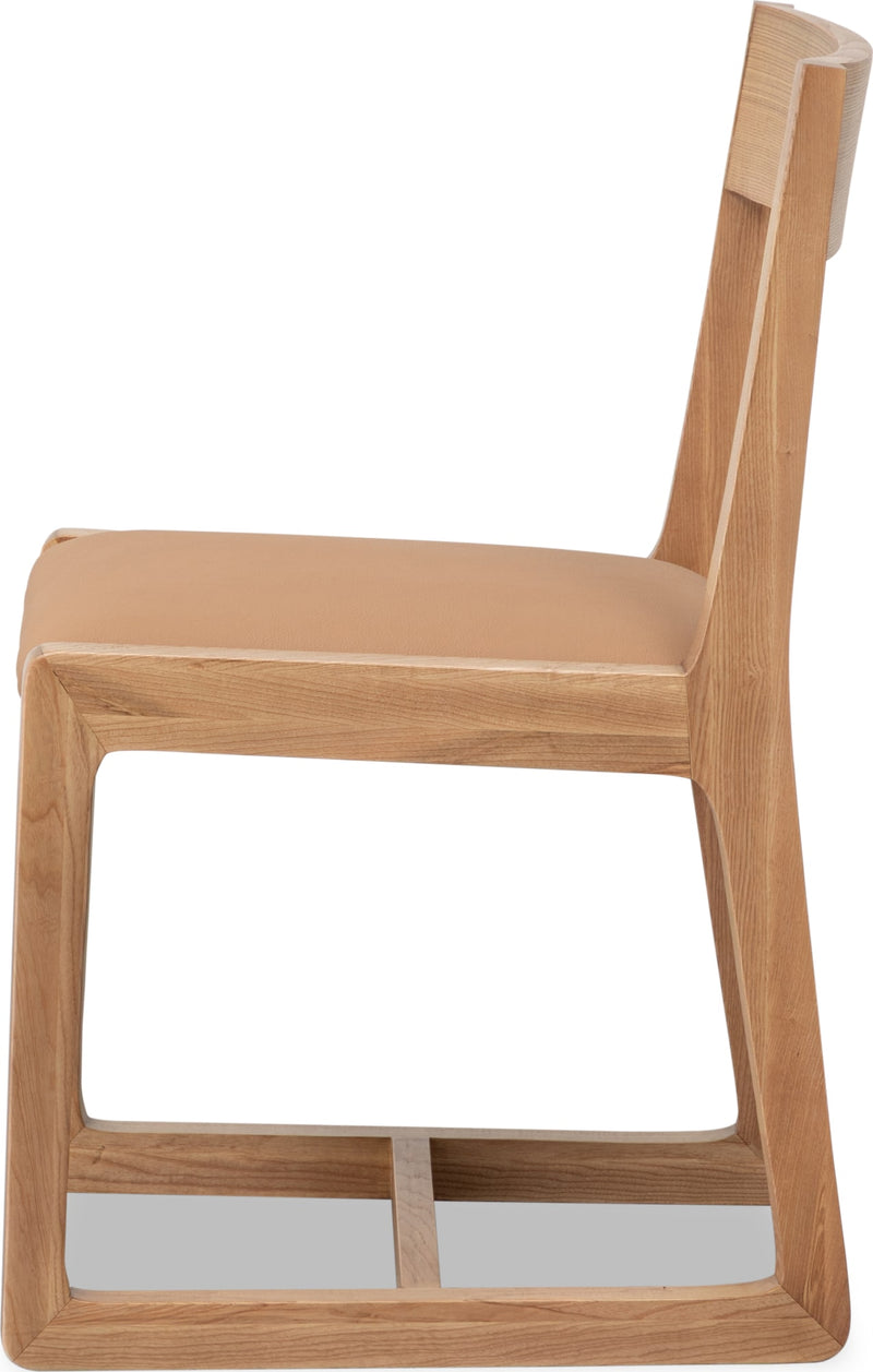 Tanner Dining Chair - Flaxen/Cam Tan