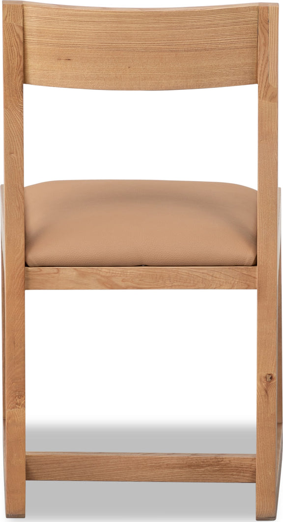 Tanner Dining Chair - Flaxen/Cam Tan