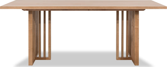 Tanner Dining Table - Flaxen