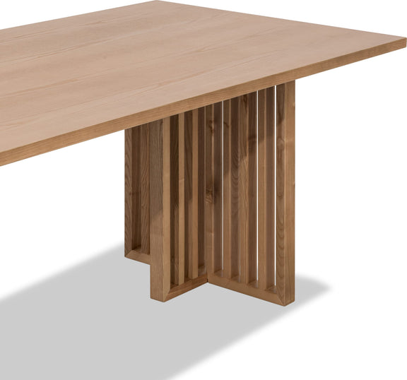 Tanner Dining Table - Flaxen