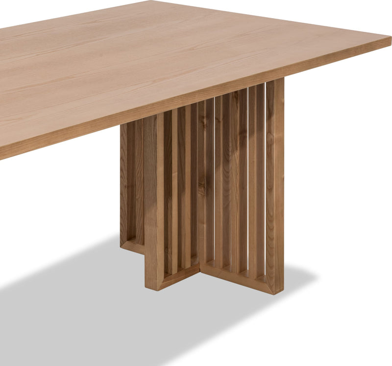 Tanner Dining Table - Flaxen