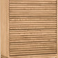 Tanner Five Drawer Ash Wood Chest in Flaxen