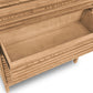 Tanner Five Drawer Ash Wood Chest in Flaxen