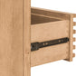 Tanner Five Drawer Ash Wood Chest in Flaxen