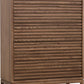 Tanner Five Drawer Ash Wood Chest in Roux
