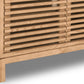 Tanner Four Door Solid Ash Media Console in Flaxen