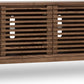 Tanner Four Door Solid Ash Media Console in Roux