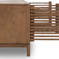 Tanner Four Door Solid Ash Media Console in Roux