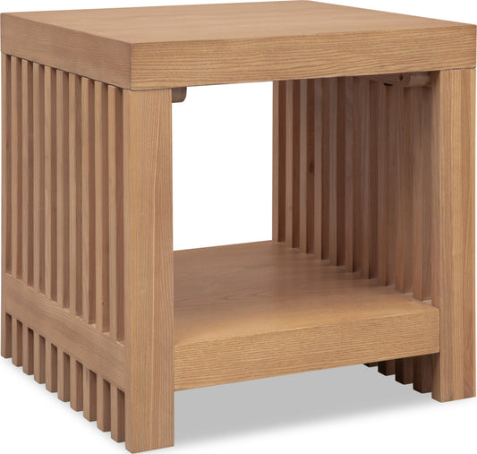 Tanner Side Table - Flaxen