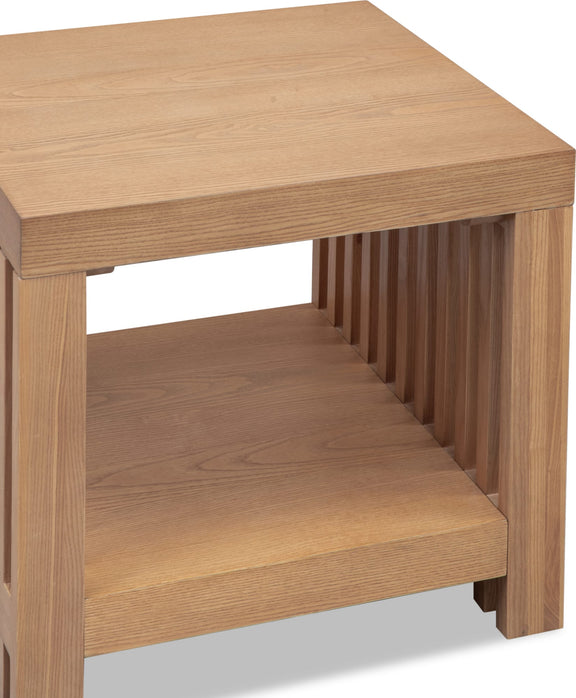 Tanner Side Table - Flaxen