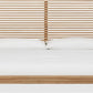 Tanner King-size Solid Ash Platform Bed in Flaxen